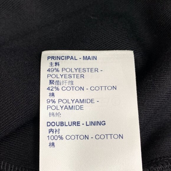 Louis Vuitton LV Black Side Logo Printed Stand-Up Collar Zipper Long-Sleeved Jac - Picture 4 of 8